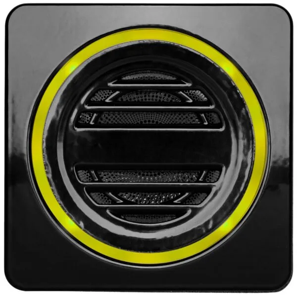 'Orisec Hardwired Internal Flush Mount Extension Speaker 16Ω/1W with LEDs Gloss Black'